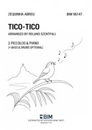 ティコ・ティコ（ゼキーニャ・ジ・アブレウ）（ピッコロ二重奏+ピアノ）【Tico-Tico】
