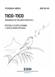 ティコ・ティコ（ゼキーニャ・ジ・アブレウ）（フルート二重奏+ピアノ）【Tico-Tico】