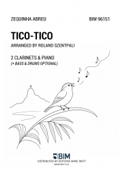 ティコ・ティコ（ゼキーニャ・ジ・アブレウ）（クラリネット二重奏+ピアノ）【Tico-Tico】