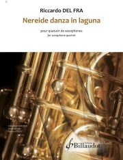 ラグーンで踊るネーレイド  (リッカルド・デル・フラ)（サックス四重奏）【Nereide danza in laguna】