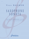 サクソフォーン・ソナタ  (イブ・バルマー)（アルトサックス）【Saxophone Sonata】