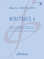 ミニトレース・No.6  (マルティン・マタロン)（打楽器二重奏）【Minitrace 6】