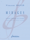 ミラージュ（ヴァンサン・ダヴィッド）（ヴァイオリン+ピアノ）【Mirages】