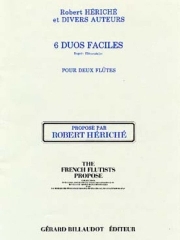 6つのやさしい小品（ロベール・エリシェ）（フルート二重奏）【6 duos faciles】