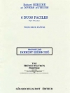 6つのやさしい小品（ロベール・エリシェ）（フルート二重奏）【6 duos faciles】