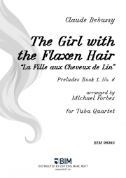 亜麻色の髪の乙女（クロード・ドビュッシー）（ユーフォニアム＆テューバ四重奏）【The Girl with the Flaxen Hair】